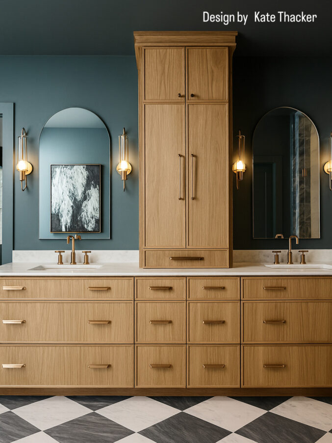 slim shaker bathroom vanity