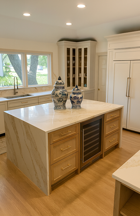 oak kitchen island