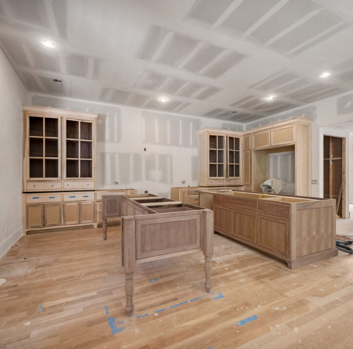 Kitchen cabinet installation